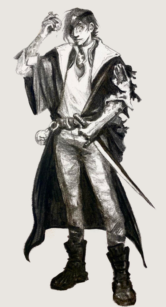 Fullbody, white background